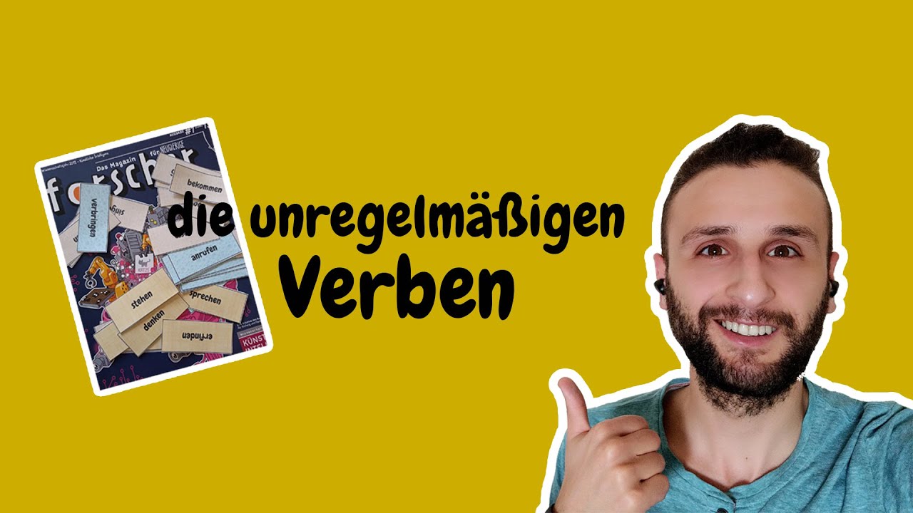 die unregelmäßigen Verben أشهر الأفعال غير المنتظمة + مسابقة Bac allemand 2020