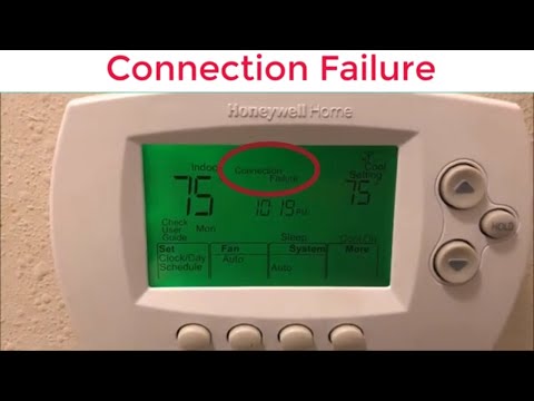 How To Reset Honeywell WIFI Thermostat Connection Failure