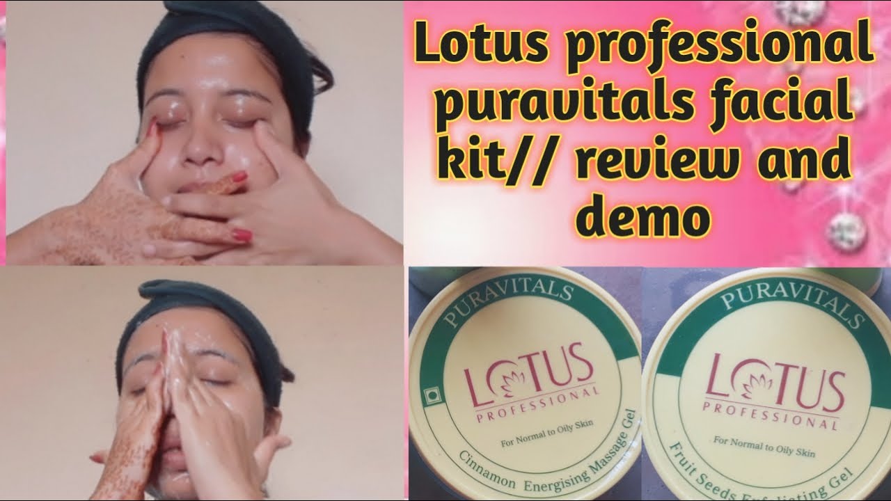Lotus professional facial kit //review and demo - YouTube