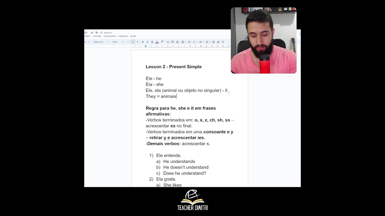 Lesson 2 Present Simple - YouTube