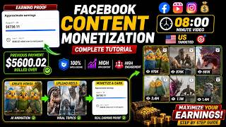 How I Got Facebook Content Monetization Using AI | High RPM USA Content Tutorial (2026)