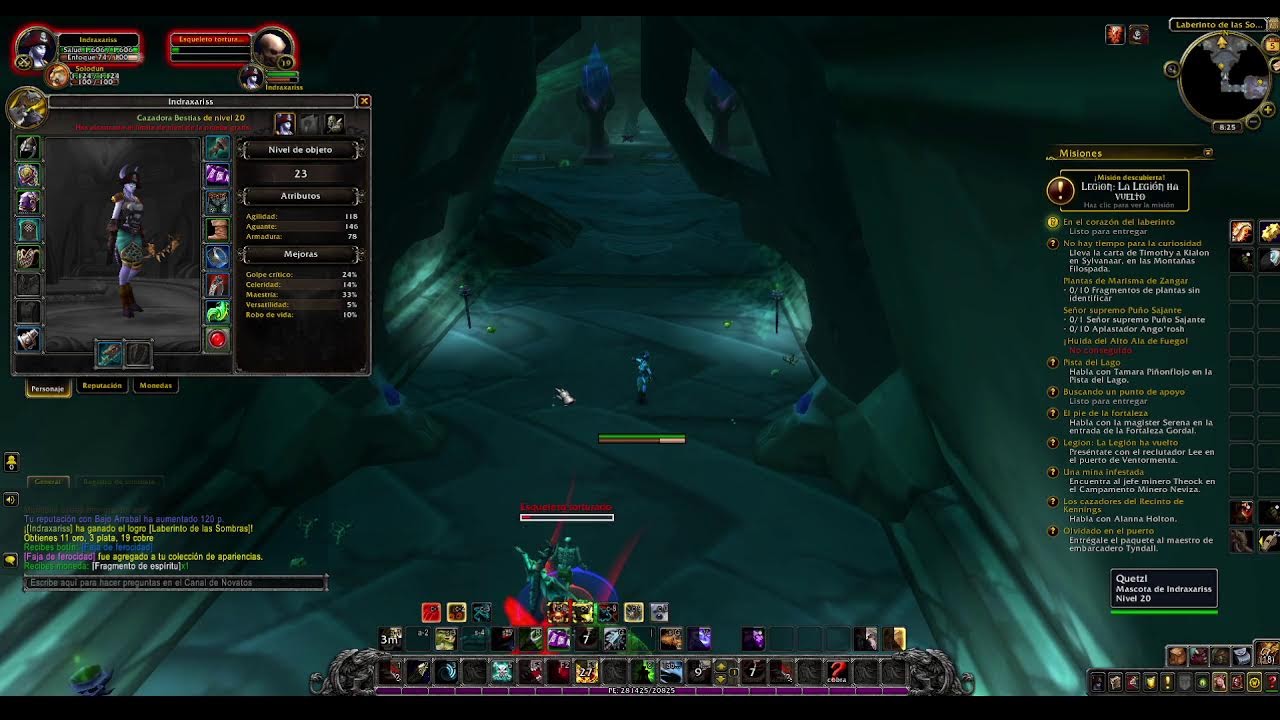 Hunter twink F2P-Laberinto de las sombras(Startert solo dungeon)