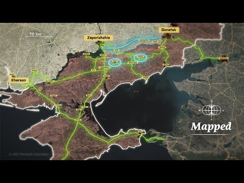 Logistics. Russia's Fragility in Zaporizhia [Mapped]