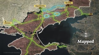 Logistics. Russia's Fragility in Zaporizhia [Mapped]