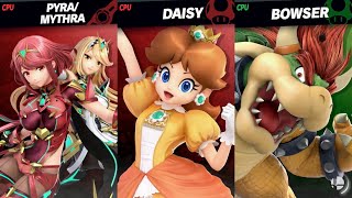 Super Smash Bros. Ultimate - Prya/Mythra and Daisy vs Bowser @CluelessPlayers