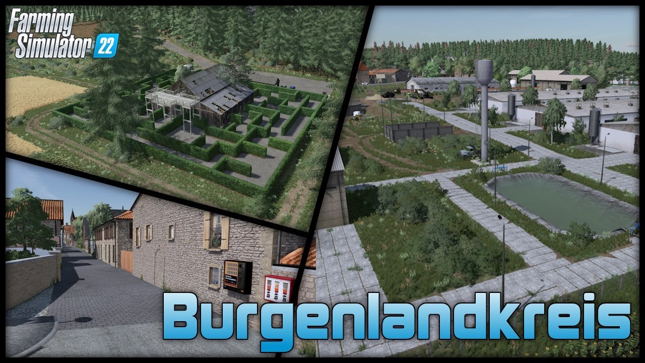 LS22 MAPVORSTELLUNG / Map PREVIEW Burgenlandkreis / Junge ist das dekoriert ..