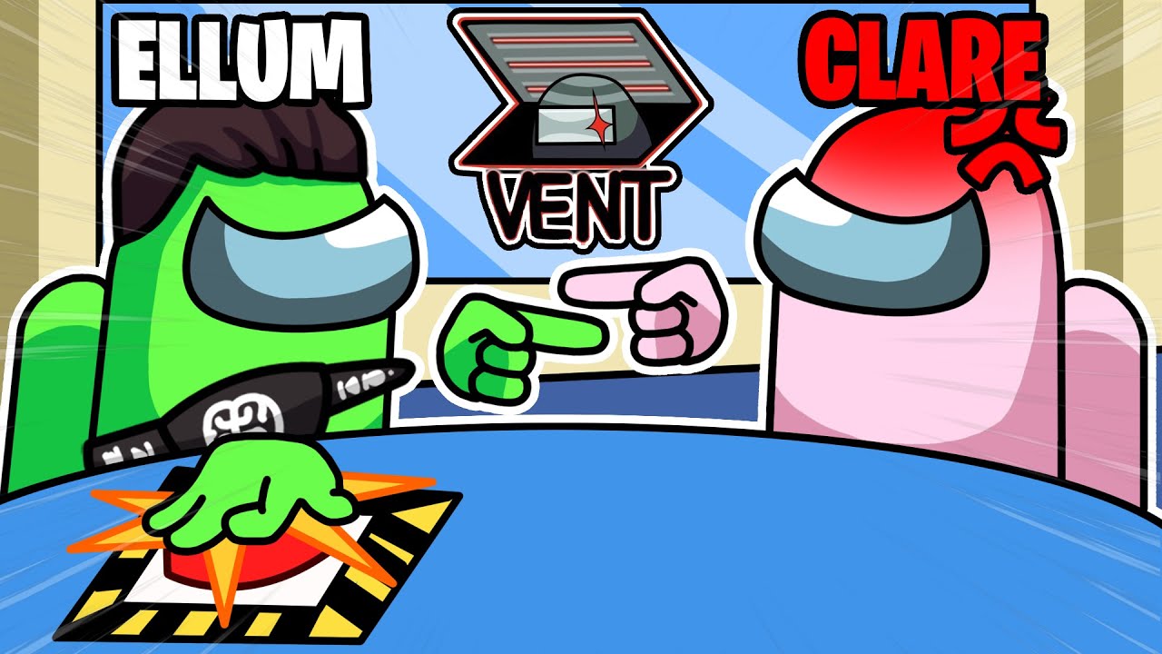 CLARE & I HAD THE MOST INTENSE FACE OFF THE WORLD HAS EVER SEEN! (Among Us)