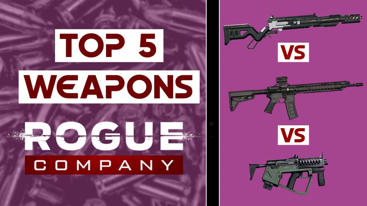 Highest Damage Weapons In Rogue Company | Fastest Time To Kill | Top 5 Weapons