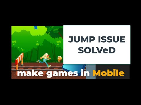 Jump problem solved!!  (runner game) ll Max2D mobile game dev