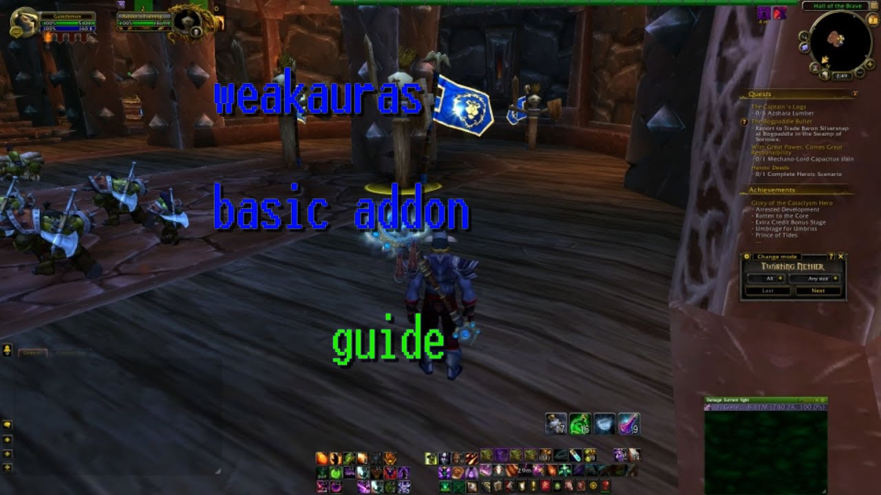 Easy Guide to Weakauras Addon - Track Buffs & Debuffs - YouTube