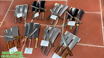 💥💥TỔNG HỢP TẤT CẢ NHỮNG BỘ DAO THÁI,DAO CHẶT HÀNG CHUẨN THÉP NHÍP 100% 