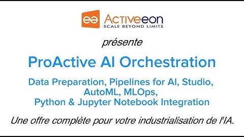 Orchestration IA : Données, Pipelines, Studio, AutoML, MLOps, Intégration Python & Jupyter Notebook