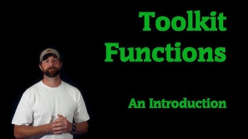 Introduction to the Toolkit Functions