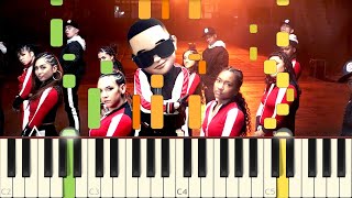 Video thumbnail of "Daddy Yankee & Snow - Con Calma - Piano - Synthesia"