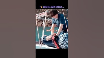 Jungkook Hit His Head On The Boat And Jimin Rushed To Save Him 😱😂 #shorts #bts #jungkook #jimin