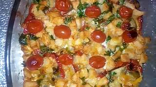 شهيوة لذيذة بالخضر للغذاء أو للعشاء في 10 دقائق.gratin au légumes ❤