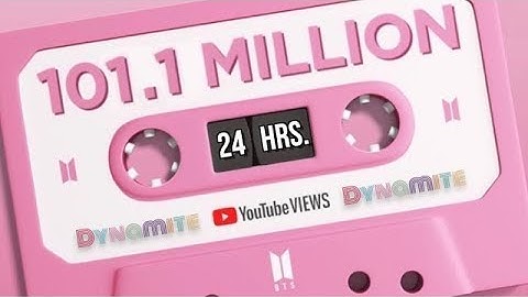 YouTube Confirms BTS Dynamite MV Got 101.1 Million Views in 24 Hours! [RECORD BREAKING!]