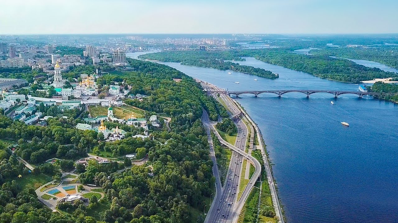 Киев с птичьего полета