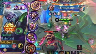 Balmond “ Legendary + Gameplay Carry Game “ | Balmond Vs Ruby Exp Lane 2026 |Balmond Best Build 2026