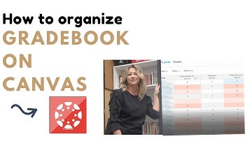 How to organize gradebook in Canvas