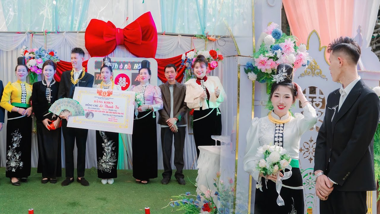 ĐÁM CƯỚI DÂN TỘC THÁI TÂY BẮC “ THANH TRÌ & ÁNH NGUYỆT “ TẠI BẢN HUÔNG XÃ THUẬN CHÂU SƠN LA 