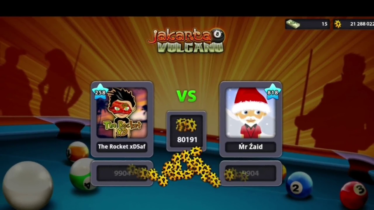 8 Ball Pool- Mr. Zaid  Vs  The Rocket XD