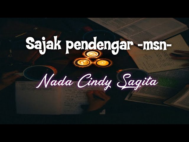 Sajak Pendengar by nada cindy sagita (musikalisasi puisi) class=