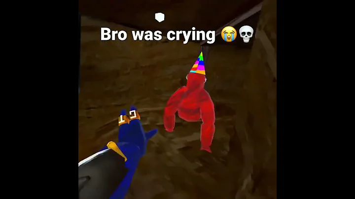 Kid cries over gorilla tag ghost  #gorillatag #ghost