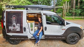 A Van built for a photographer. Vanlife tour and interview