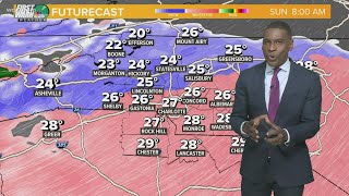 KJ's Forecast: Chilly and cloudy Saturday, snow and wintry mix throughout Sunday
