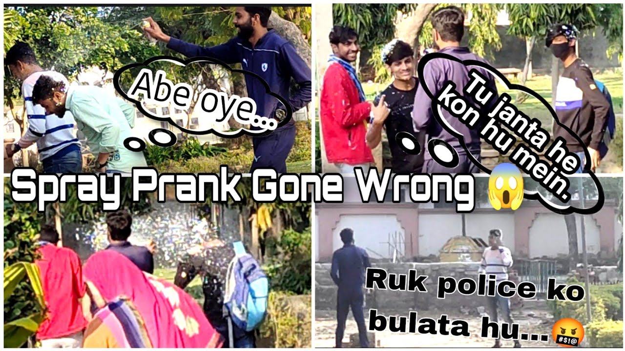 Spray Prank Gone Wrong 😱 @ShekhawatiPrankTV