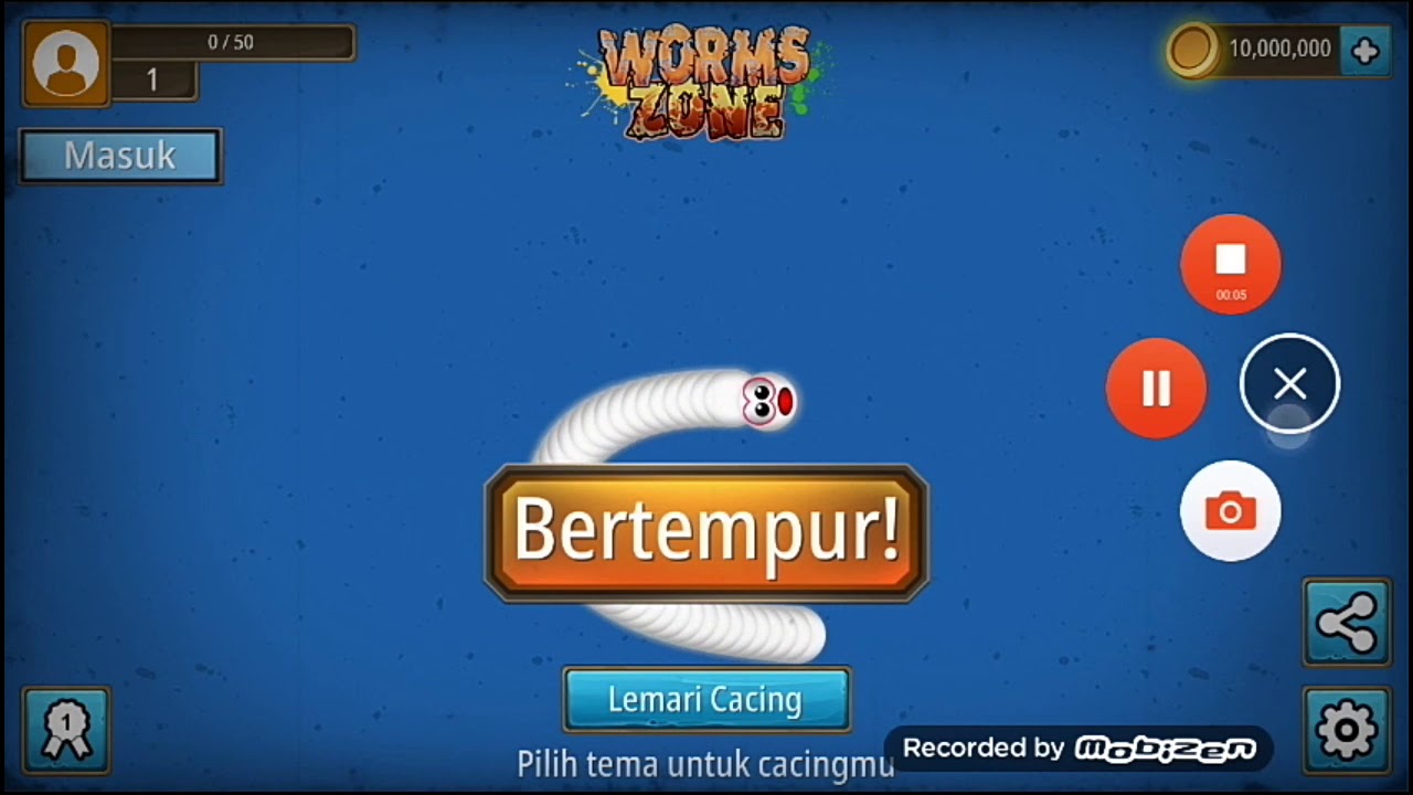Worm zone.io MOD (ZONA CACING) MOD unlimited coin  game offline