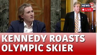 Senator Kennedy LIVE | John Kennedy Grills Olympic Skier On Past Posts Pushing | US News LIVE