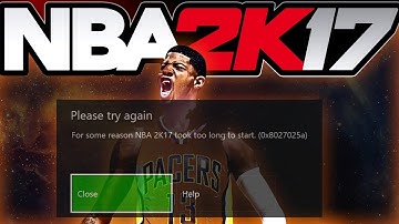 NBA 2K17 | HOW TO FIX TOO LONG TO START GAME ERROR | QUICKEST FIX!