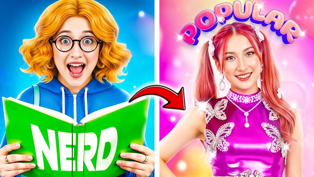 Некрасивая Девушка Внезапно Стала Красивой! Из Зануды В Популярную Ученицу