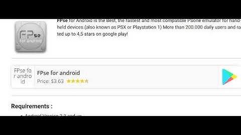 FPse for android v0.11.187 Paid Apk Downlaod For Free 2017 *NEW NEW