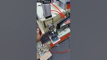 FD-XY2 Bottle cap thread rolling machine processing external thread.#machine #factory #auto #process