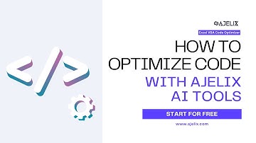 Unlock Excel VBA Automation: AI Code Optimizer Explained - Tutorial by Ajelix
