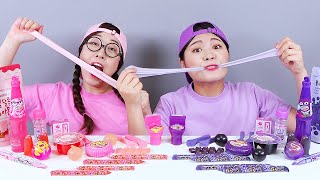 Pink Jelly VS Purple Jelly Challenge DONA