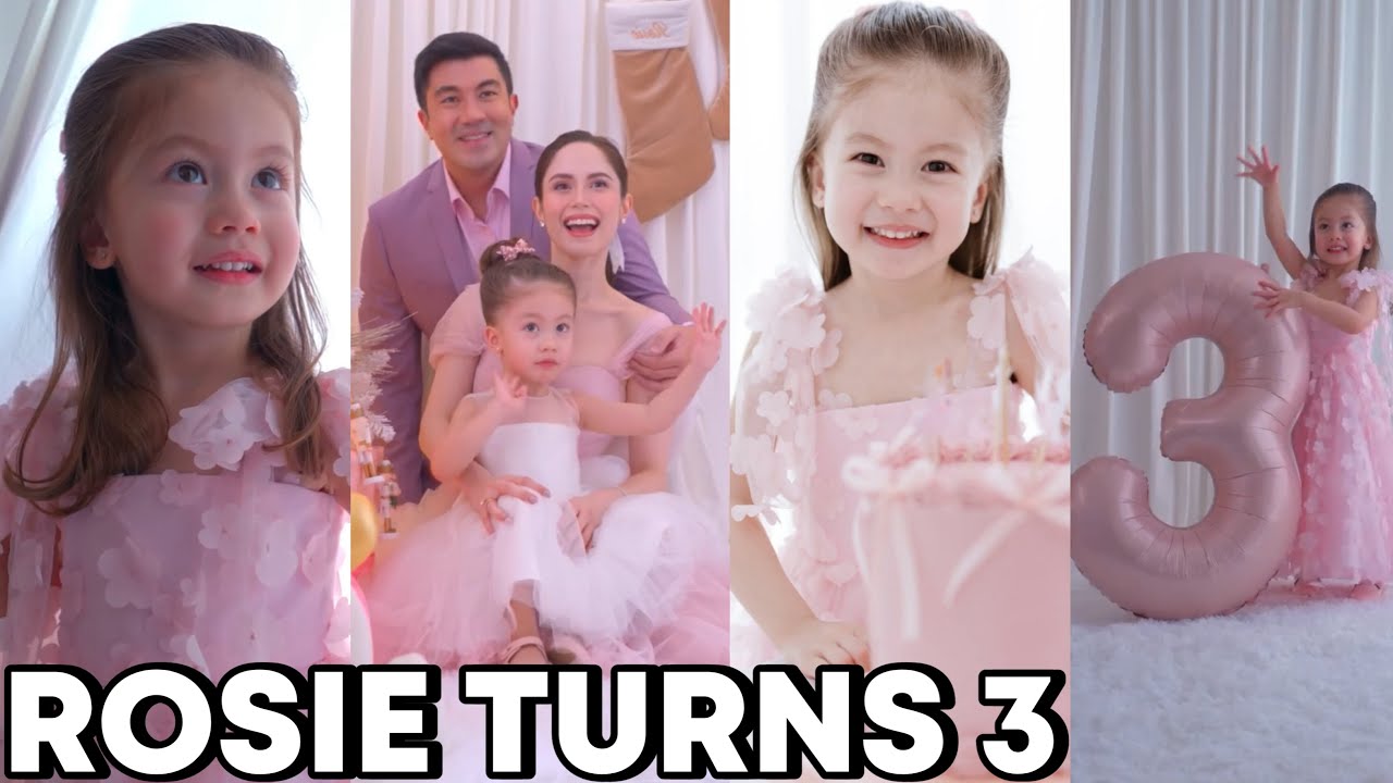 Isabella Rose "Peanut" Tawile Manzano 3rd Birthday❤️Baby Rosie Turns 3 | Jessy Mendiola Luis Manzano