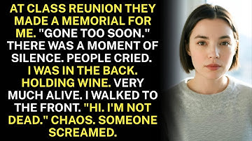 I Showed Up to Class Reunion. Everyone Stared. Then Someone Screamed. “She Died in 1995”.