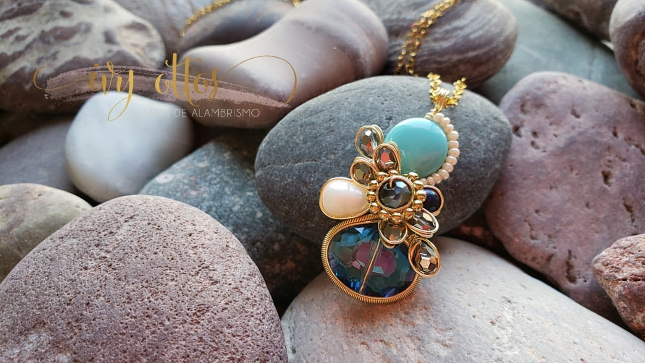 Collar de perla mallorca - Ivy Ottos Bisuteria y alambrismo