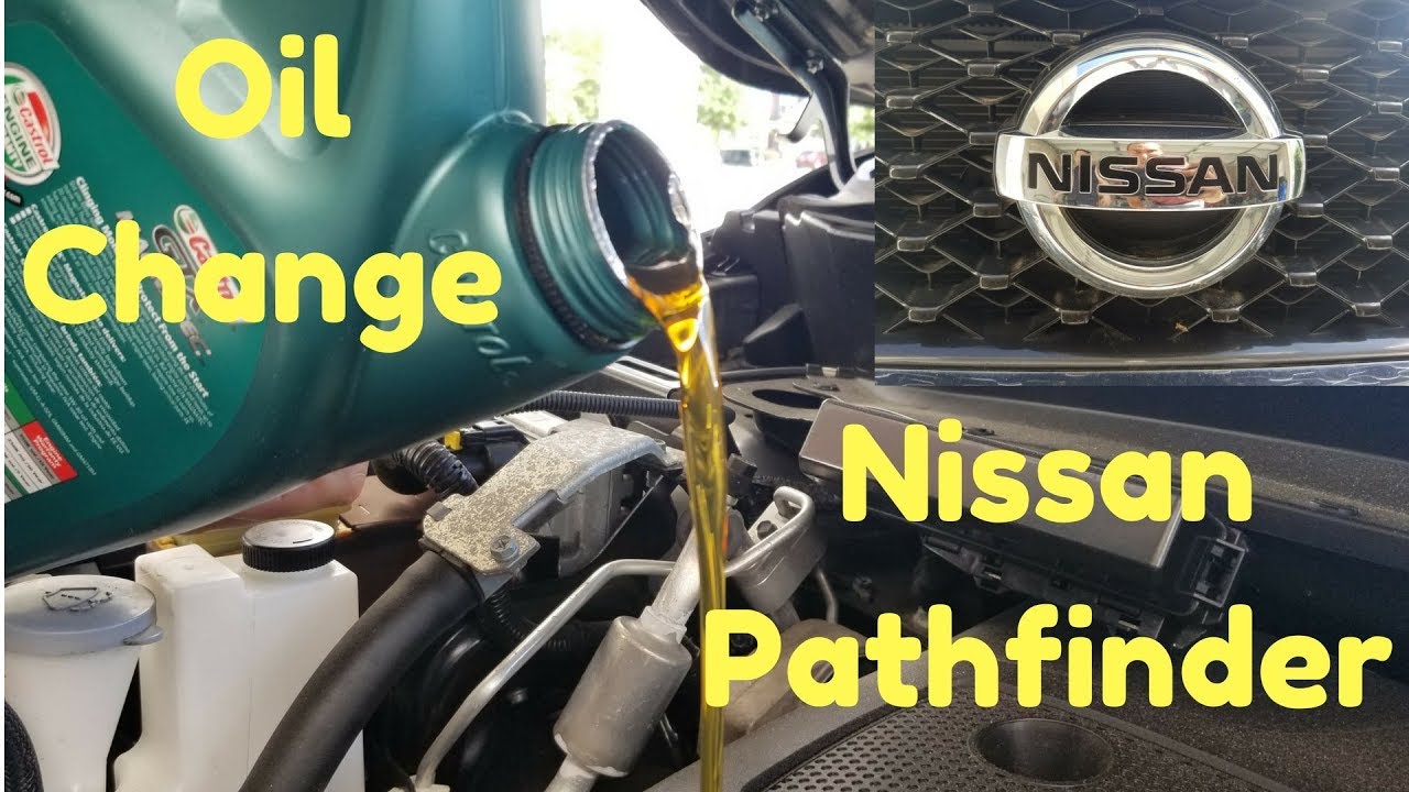 Nissan Pathfinder Oil Change | No tire removal | Easy - YouTube