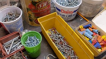 Sorting the nuts bolts and screws