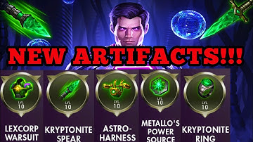 Every Kryptonite Artifact Explained!!! - Injustice 2 Mobile