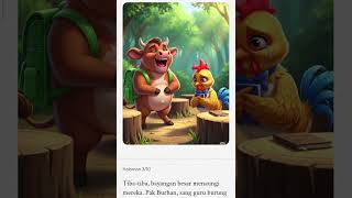 #ceritaanak #kartun #animasi #dongeng #cartoon Ayam yang mau jadi guru part 1