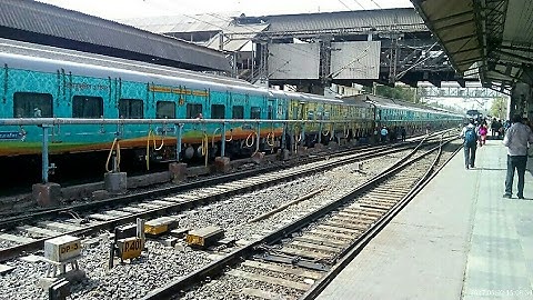 Inaugral run of 09432 Ahmedabad - Chennai Central Humsafar express-Glimpses at Ahmedabad Jn station
