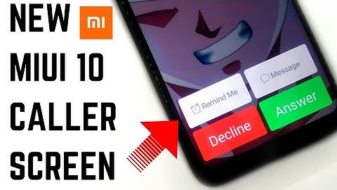 Change Incoming/Outgoing Call Screen On Miui 10 | iOS Call Screen