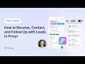 How to Receive, Contact, and Follow Up with Leads | Privyr Tutorial