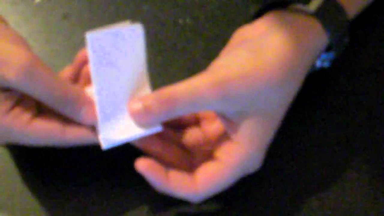 how to make a paper finger football YouTube